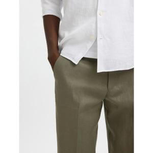 Selected Regular Fit Linen Trousers